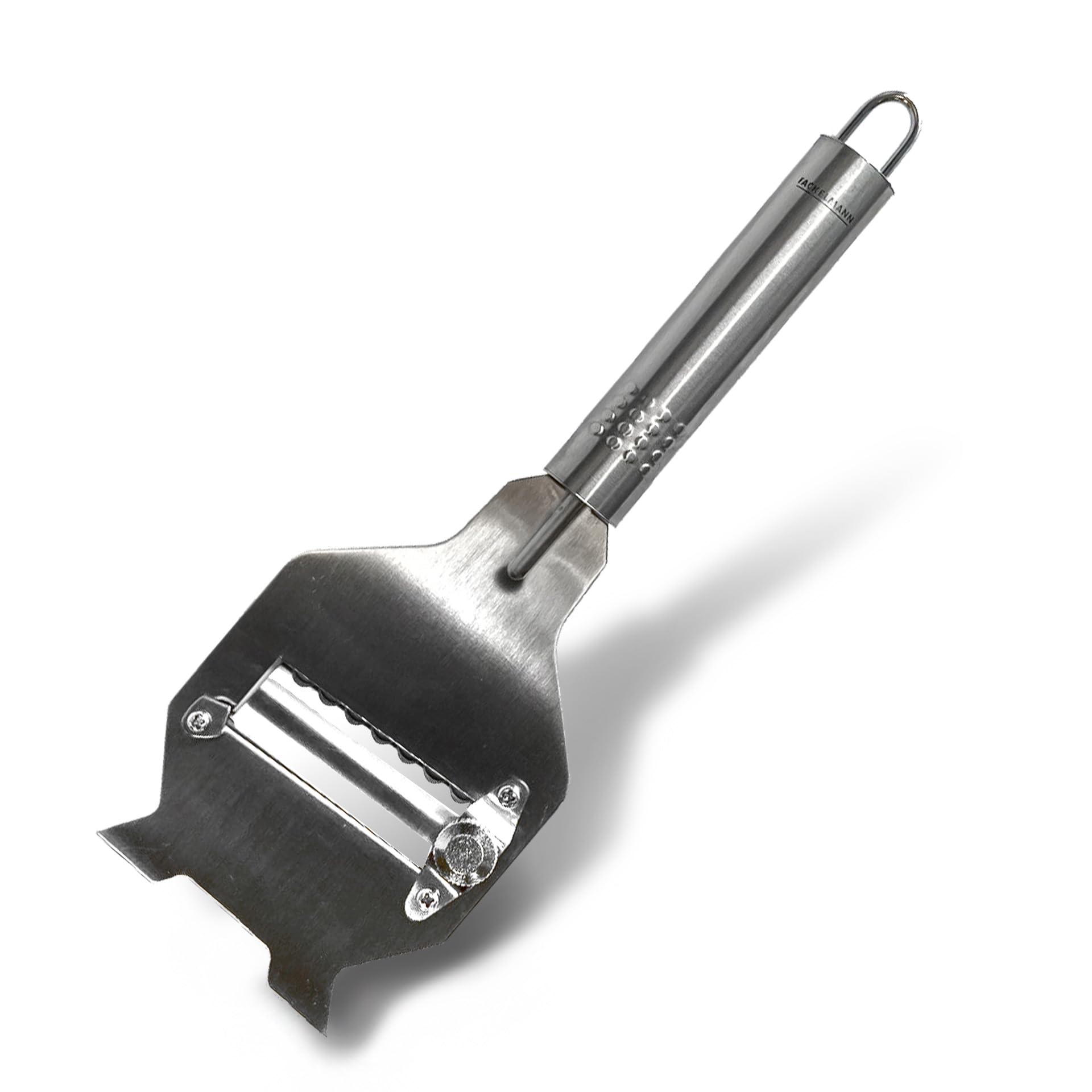 Fackelmann affetta tartufo regolabile, ideale per tartufi, formaggi, cioccolato, materiale in acciaio inossidabile, con vite di bloccaggio, lavabile in lavastoviglie, dimensione 25x9 cm