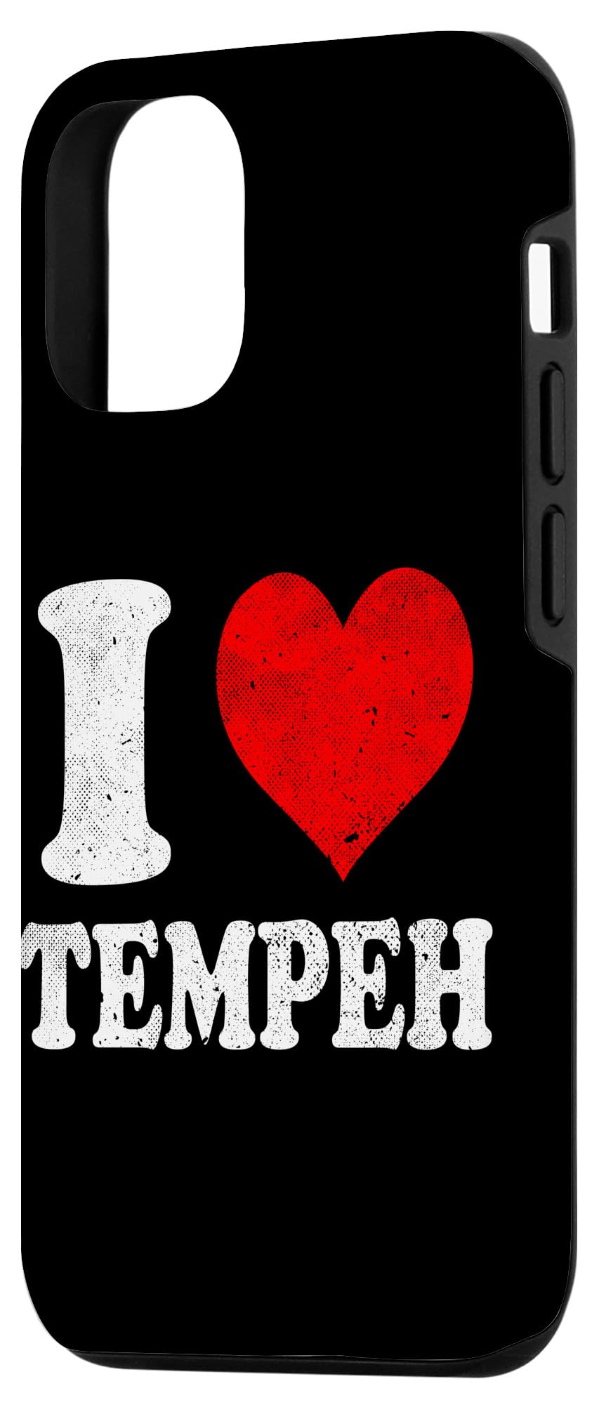 iPhone 15 Pro I Love Tempeh Vegan Vegetarian Vintage Case - Image 2