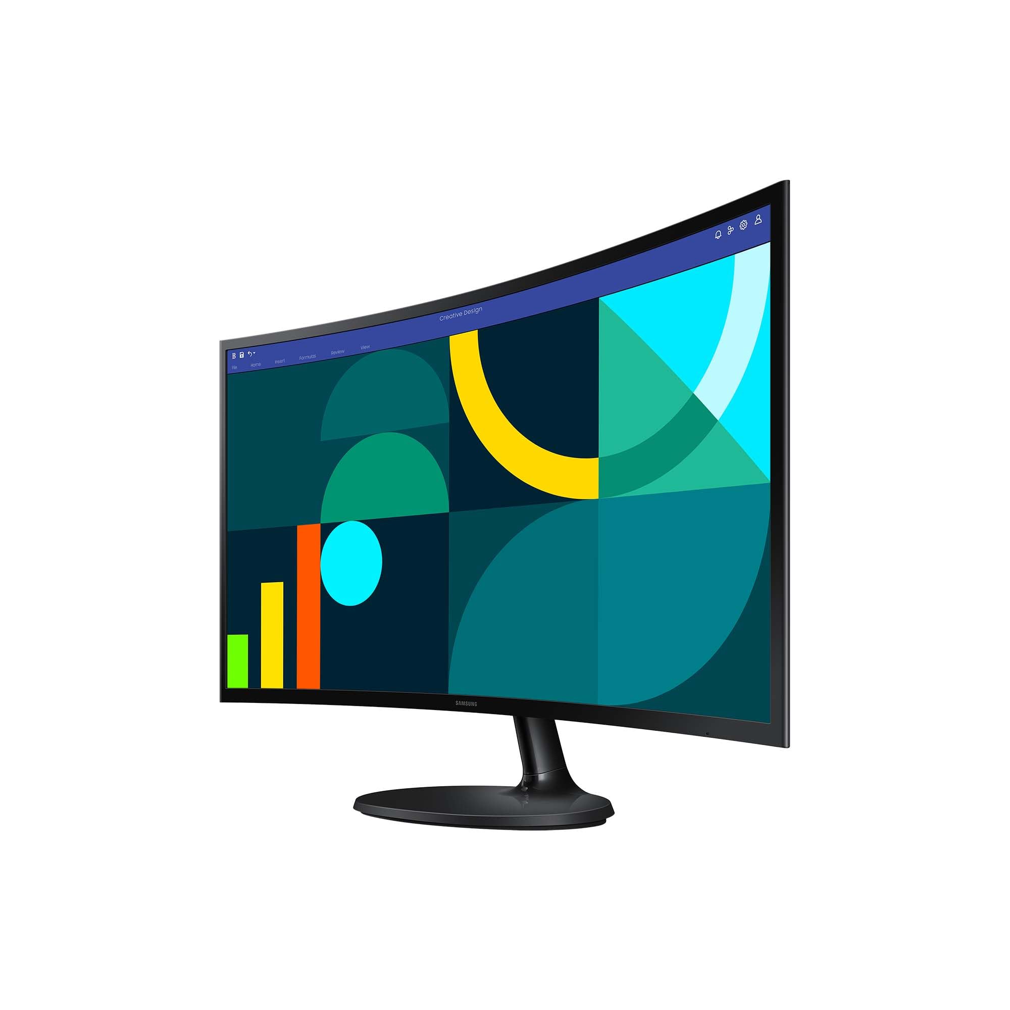 Samsung S36GD Essential Curved Monitor 27 Zoll, VA-Panel, Full HD, 4 ms, 100 Hz, Schwarz