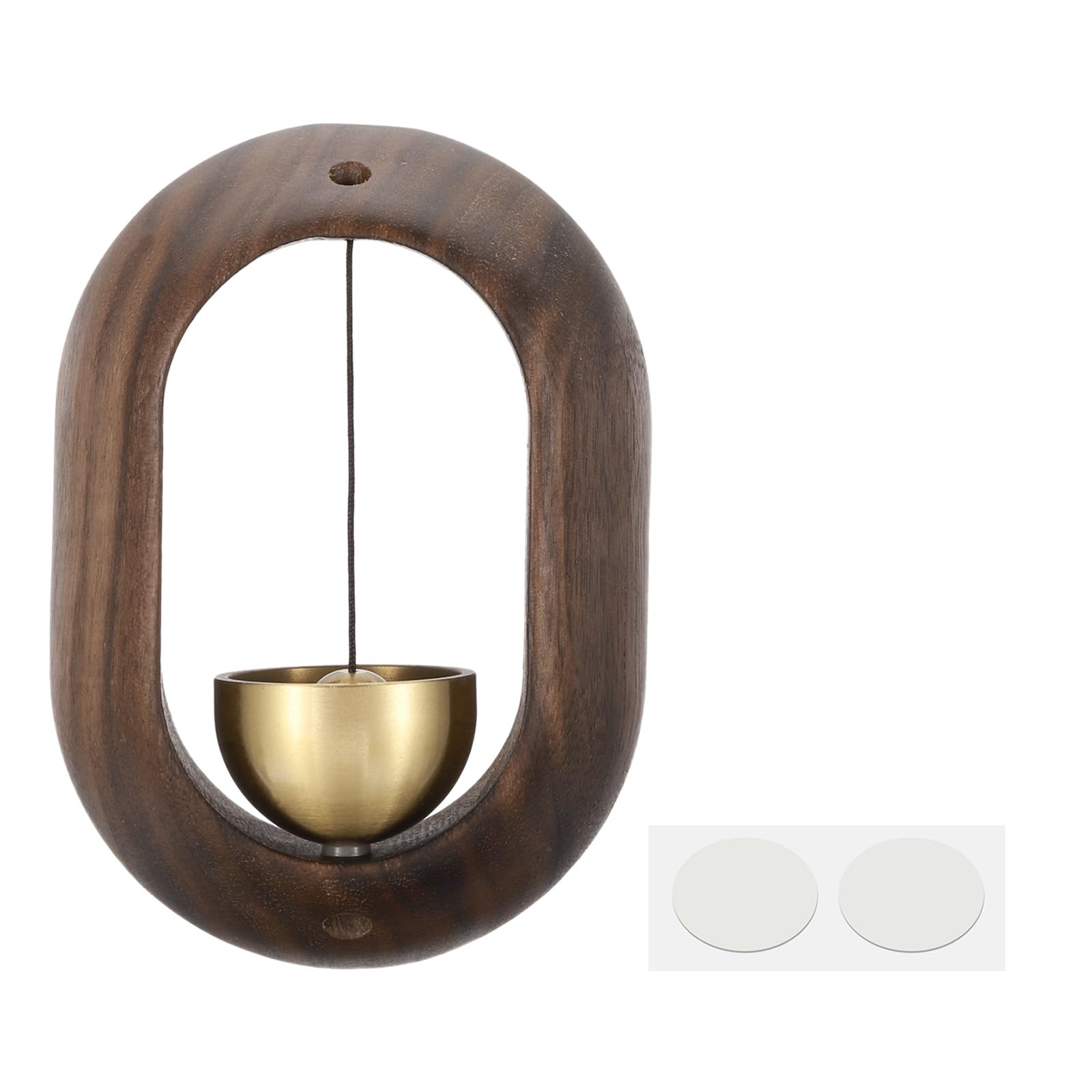 PATIKIL Winkeliers Bell, houten deurbel opknoping magnetische