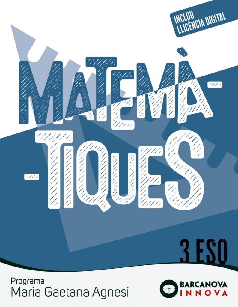 Maria Gaetana Agnesi 3 ESO. Matemàtiques (Innova 2)