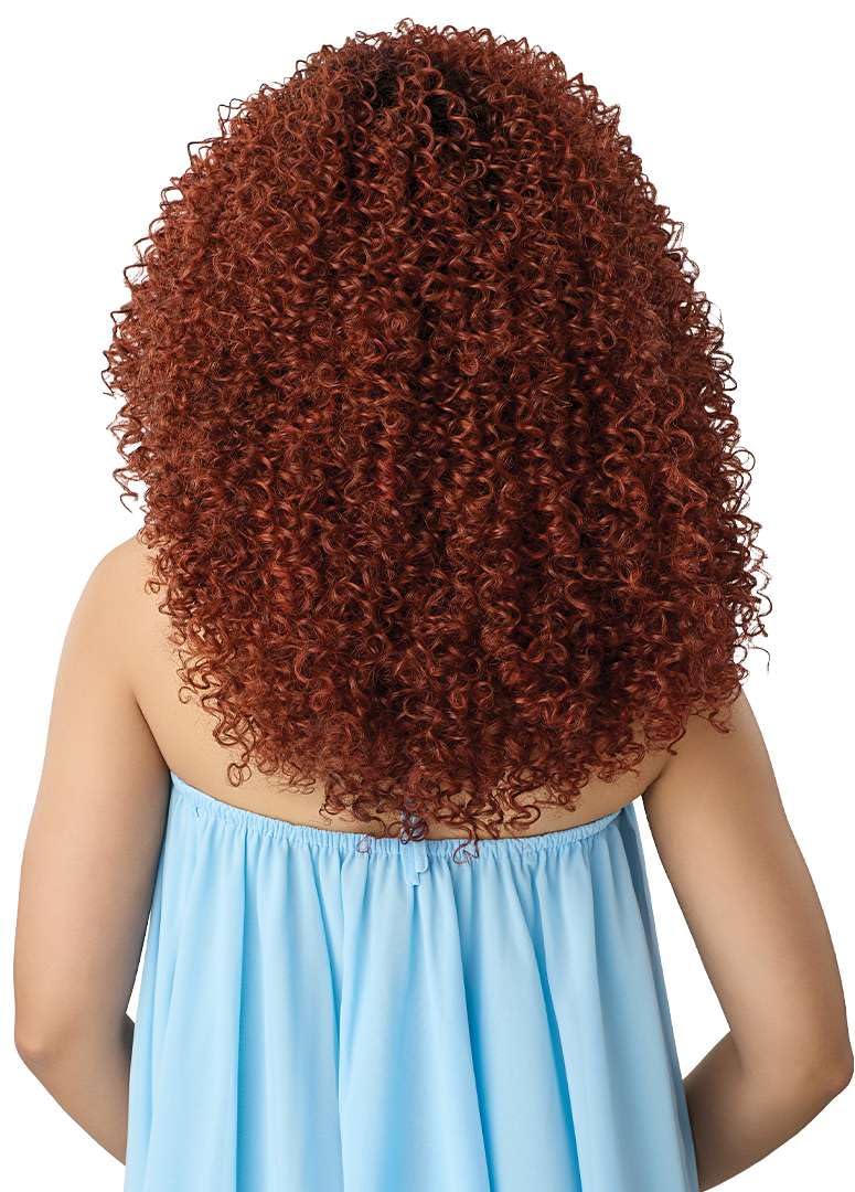 Outre Quick Weave Synthetic Half Wig - FlowAir - Flow 1 (DARK BROWN 2)