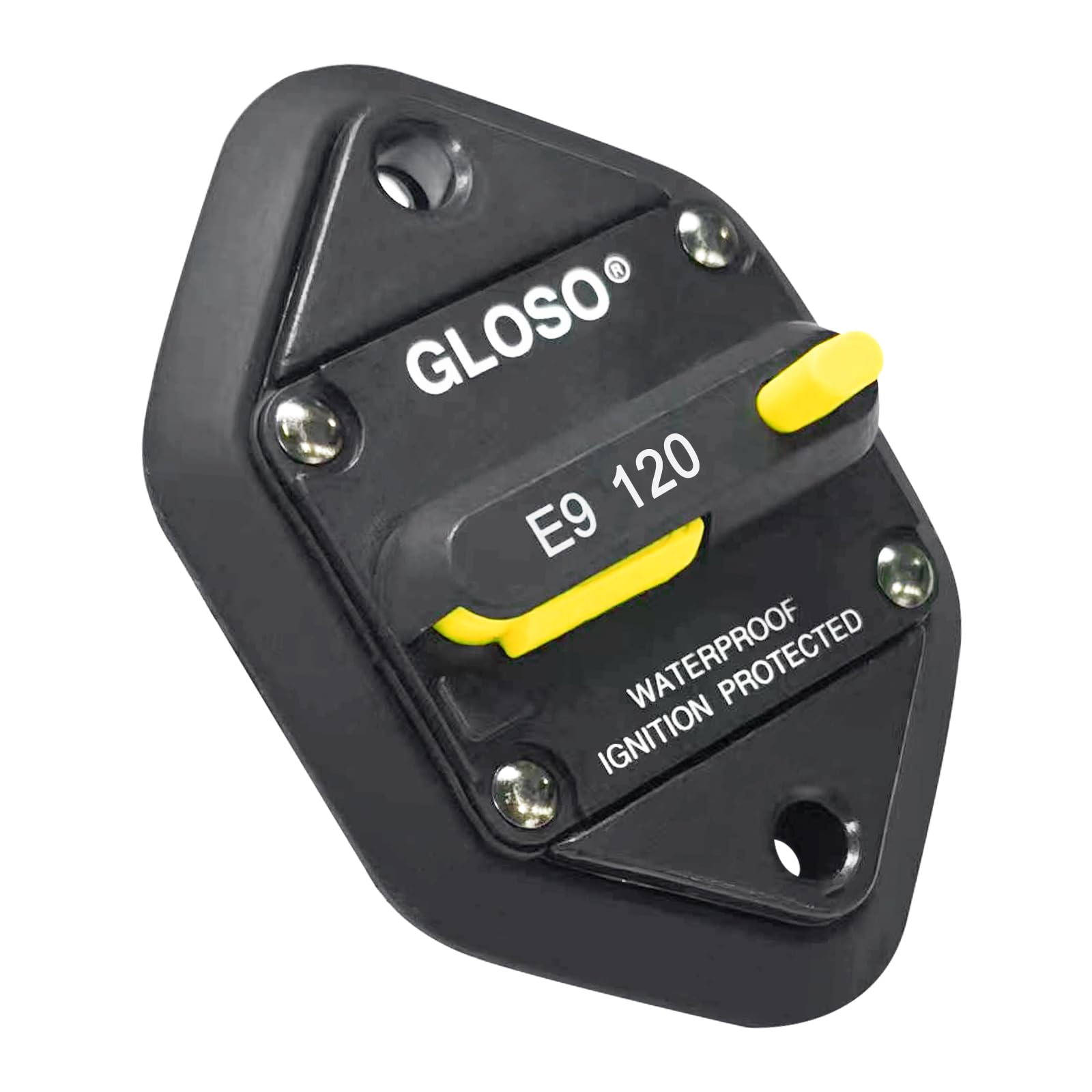 GLOSO E96 Panel Mount Waterproof IP67 Marine Auto Truck Hi-Amp with Gasket Circuit Breaker (120A)-image-47