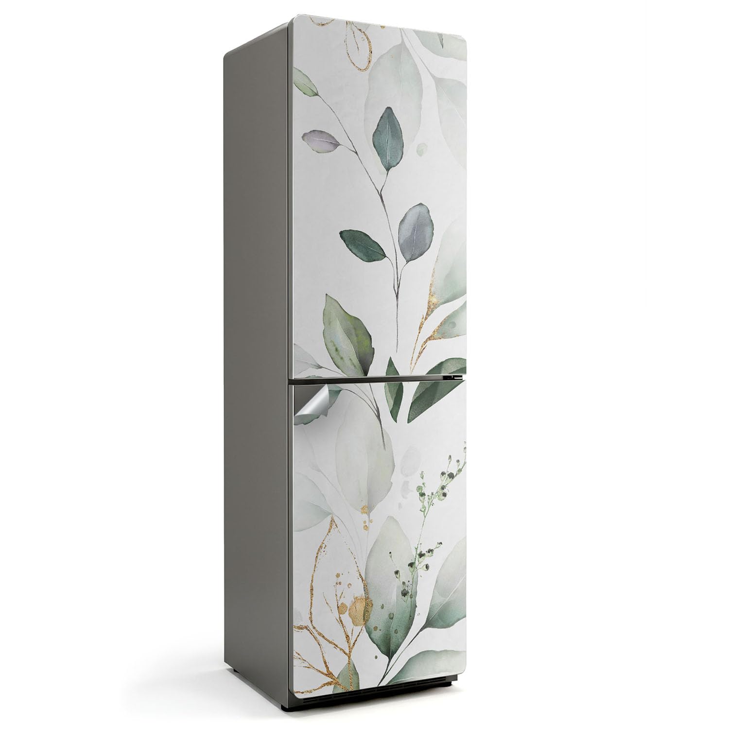 Sticker porte réfrigérateur 60x205 couvrant entièrement avec protection contre les dégâts