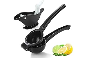 2-in-1 Black Lemon Squeezer