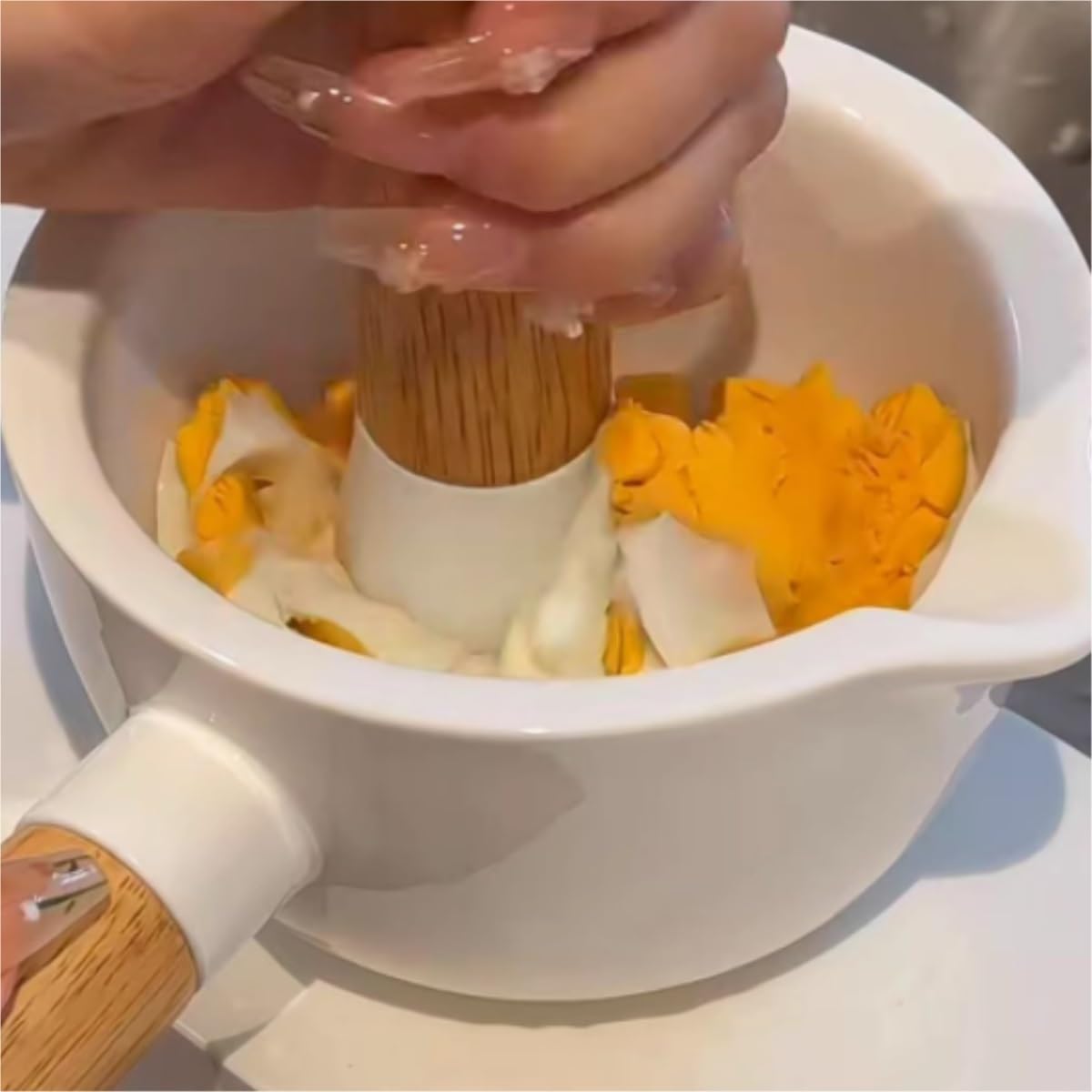 Mörser Stößel Küche Haushalt Knoblauch Mörser Altmodische Manuelle Knoblauchpresse Küche Grinder Stößel Set Knoblauchschleifwerkzeug