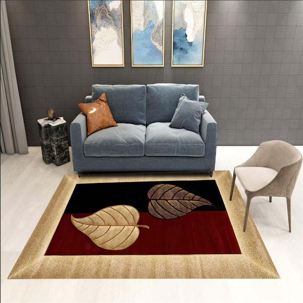 Tapis antiacaro poil ras 200x300cm rouge pour stopper la poussière de l'entrée