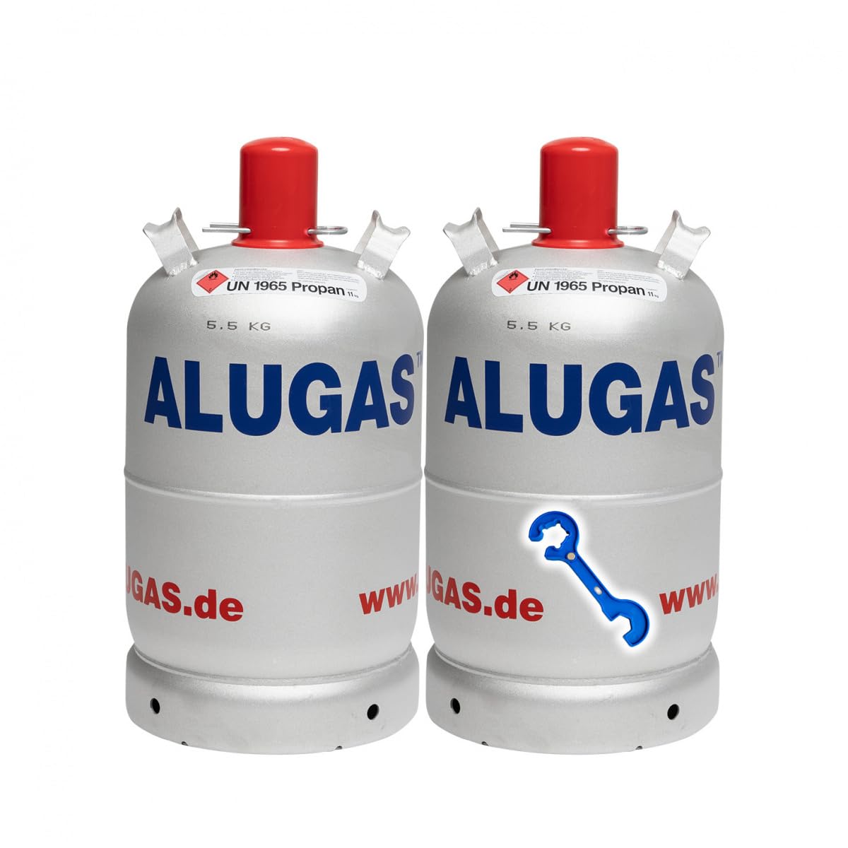 2X 11 Kg Propangasflasche, Gasflasche für Camping NEU leer