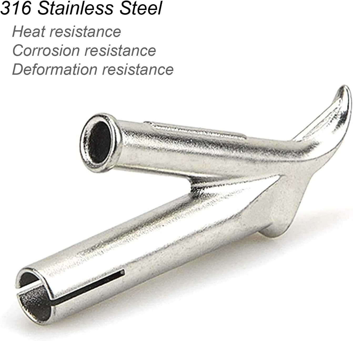 Plastic Welder Tips, Heat Gun Speed Welding Nozzle for Hot Air Torch PP PVC PE ABS Rods (Speed Welding Nozzle 4pc)