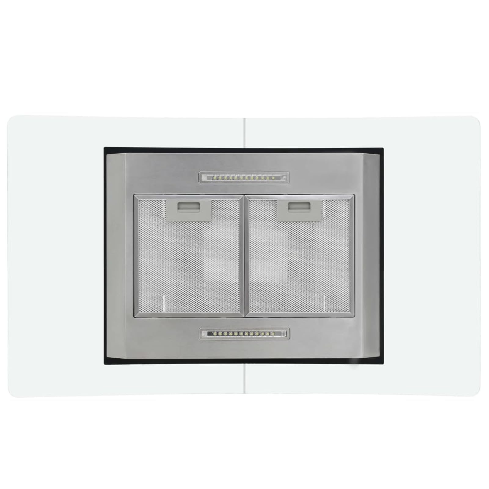 Homgoday Inselhaube 90 cm mit LCD-Display und Touch-Sensor 756 m³/h LED