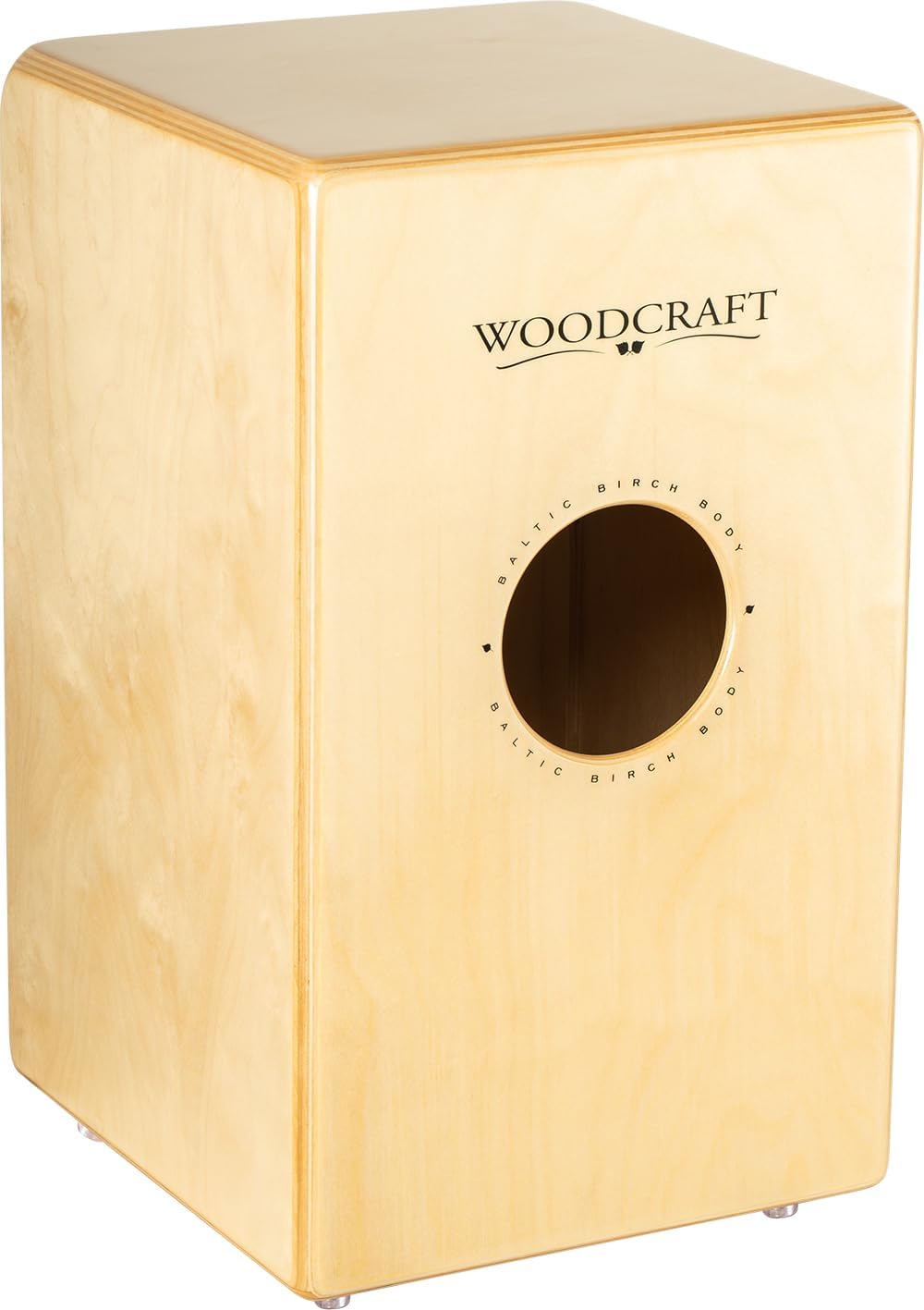 Meinl Percussion Cajon Box Drum with Internal Strings for Snare Effect, Natural — NOT Made in China — 100% Baltic Birch, Woodcraft Series, 2-Year Warranty, WC100B