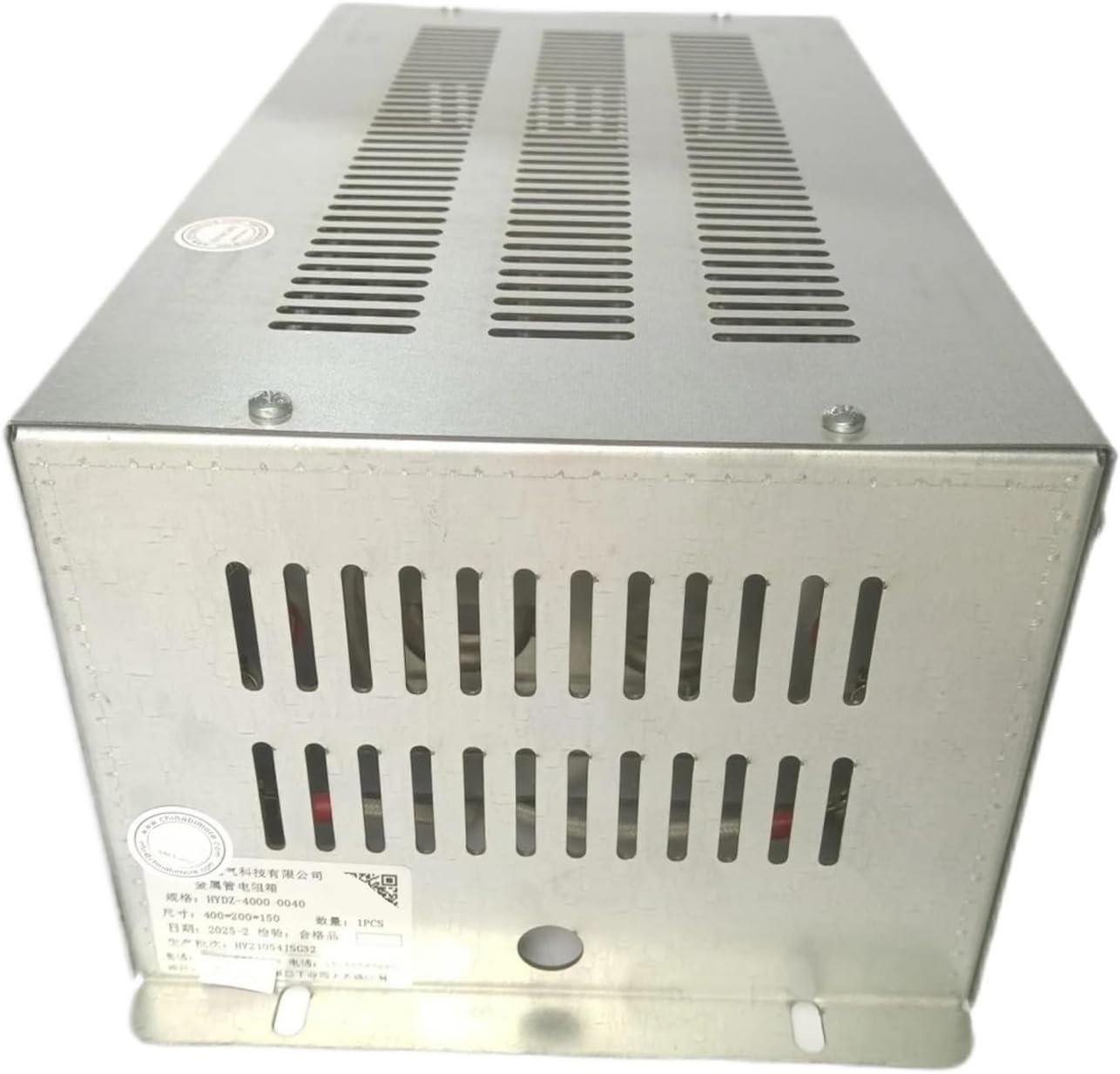 Elevator Metal Tube Resistance Box HYDZ-4000-0040 400 * 200 * 150 mm L 400mm W 200mm H 150mm 40Ω 4000W