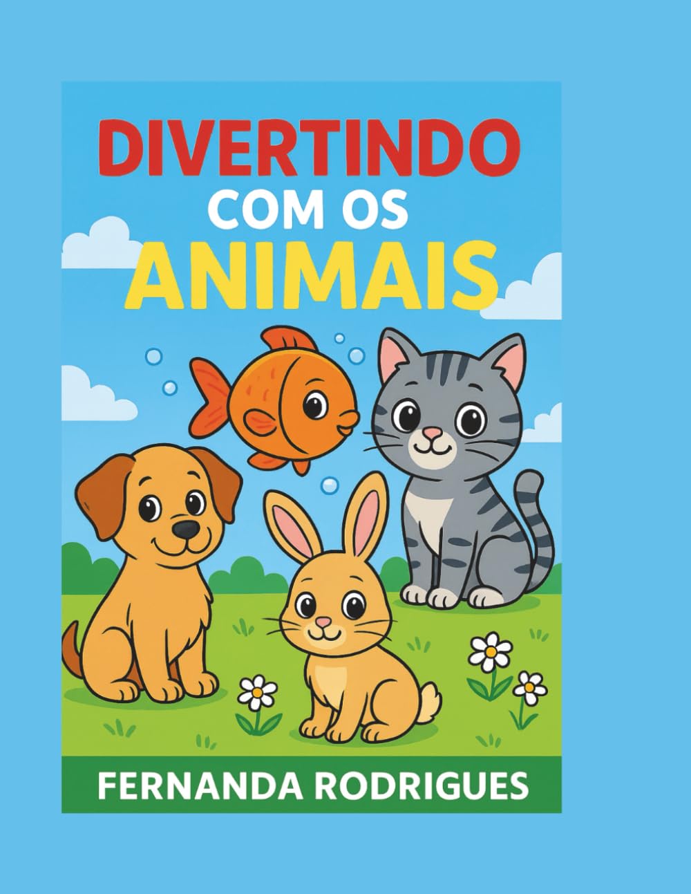 Divertindo com os Animais: Livro para Colorir