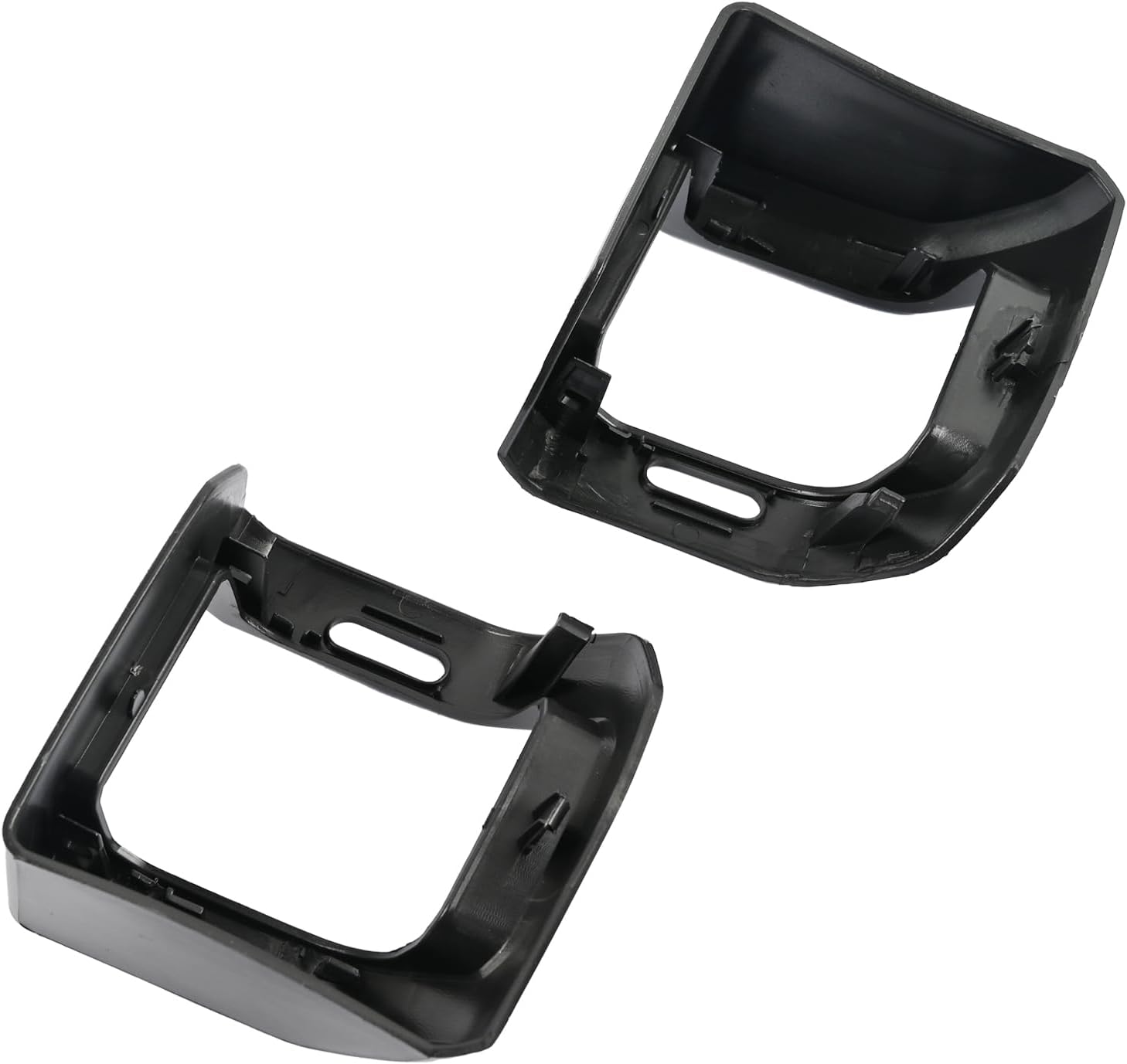 Driver Side & Passenger Side Seat Belt Anchor Cover Compatible with Volkswagen Atlas 2018-2024 Belt Cover, Belt Cover Seat Trim Black Replace 3CN-885-249-C-82V, 3CN-885-250-C-82V