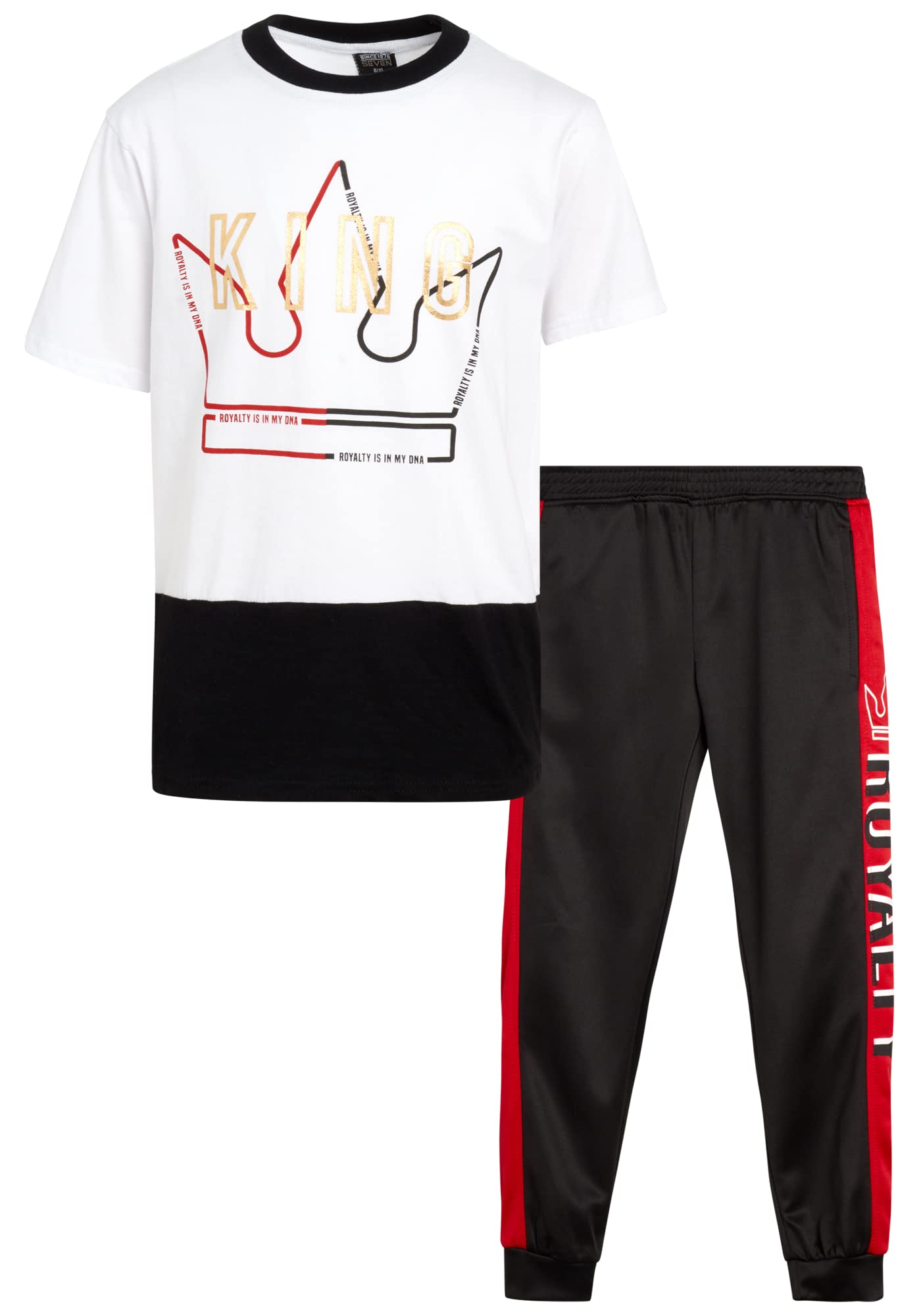 Boys' Jogger Set - 2 Piece Performance T-Shirt and Active Tech Pants (8-18)