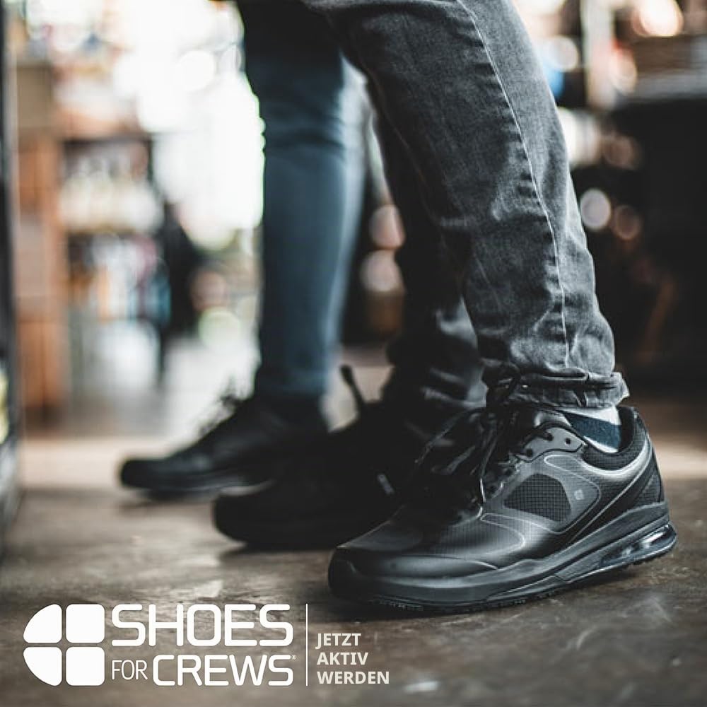 Shoes for Crews Herren-Arbeits-Sneaker mit rutschhemmender Sohle – Bequem, atmungsaktiv, wasserabweisend, ideal für Gastronomie und Küchen für Kellner und Koch oder im Einzelhandel – Evolution II