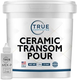 Arjay 6011-Ceramic Pourable Compound Transom Putty-Cruise, Navy Ships, Bulk Vessels, LPG/LNG Tanks, Power Boats, Wood, Plywood Transom (1 Gallon)
