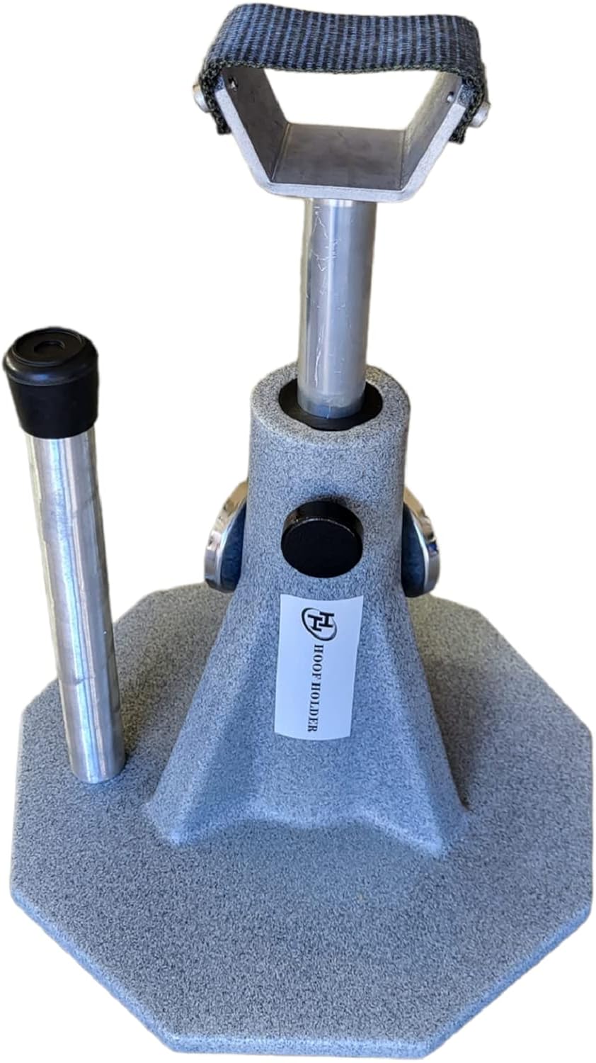 Horse Hoof Holder Stand Sand Stone Grey Jack w/Pro Cradle
