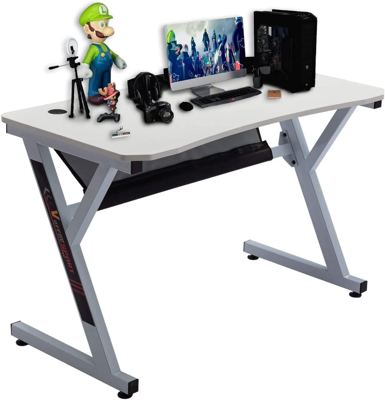 Buy Gaming Table PC Computer Desk Z Shaped Gaming Desk Gamer