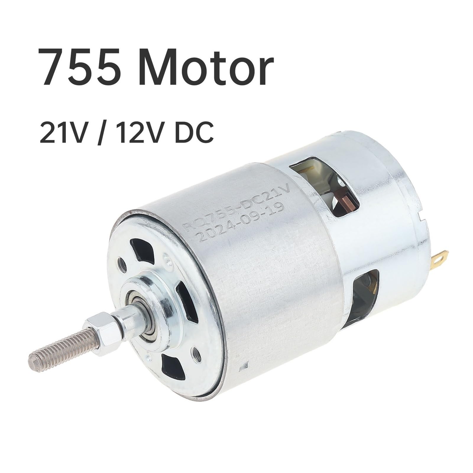 Motor De CC 755 De 12 V/21 V For Cortacésped. Reemplaza El Motor De Una Desbrozadora Inalámbrica Con Eje Largo.(21V)