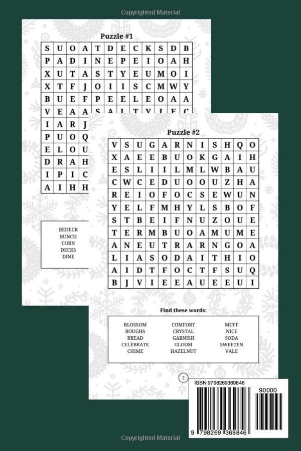 Stocking Stuffers for Women: Word Search Book for Adults: Holiday Puzzles for Relaxation: 2025 Christmas Gift image 3