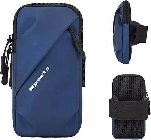 Miniatura 13 de Brazalete de teléfono para correr con banda de brazo de teléfono con entrenamiento, se adapta a iPhone y Android, uso del teléfono para correr,