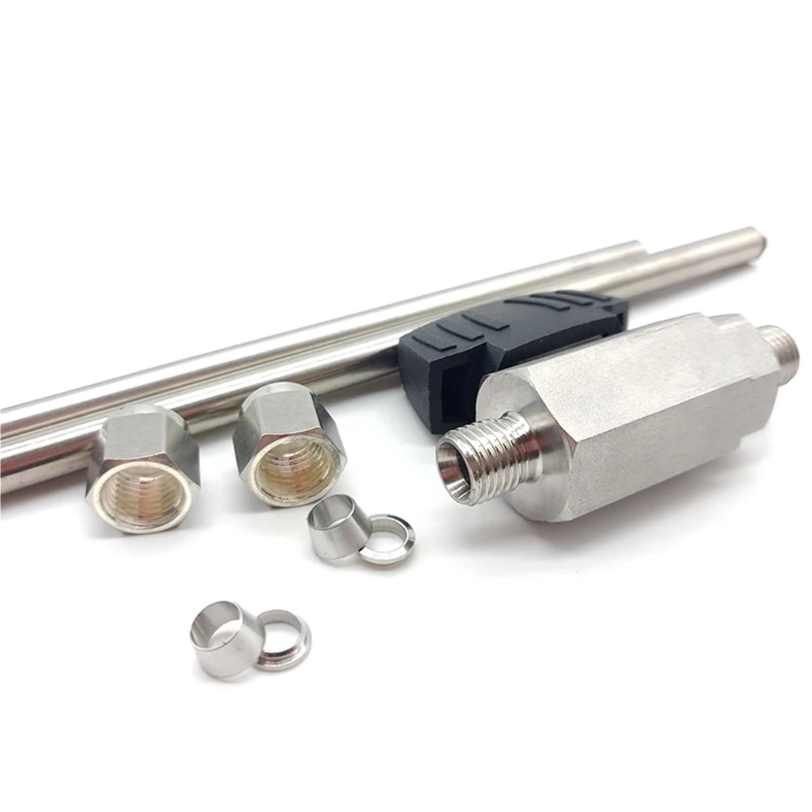 1 szt. 316L 6 mm 8 mm 10 mm 1/4" 3/8" 1/2" Wysokociśnieniowy sześciokątny wąż do zaworu źródłowego powietrza (14 MM)