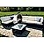 YITAHOME 7 Pieces Patio Furniture Set, Sectional Sofa PE Rattan Wicker Conversation Set Outside Couch with Table and Cushions for Porch Garden Backyard Balcony