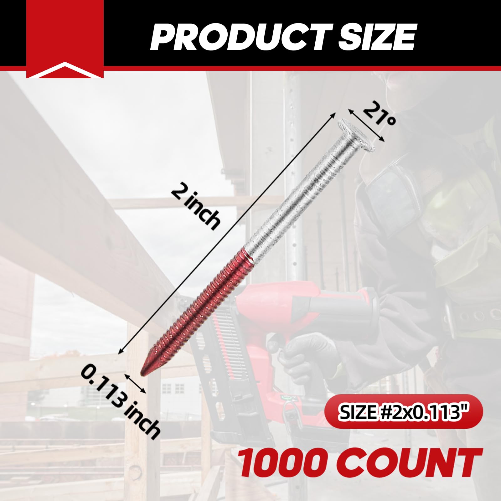 Framing Nails - 1000 Count, Hot Dipped Galvanized -2