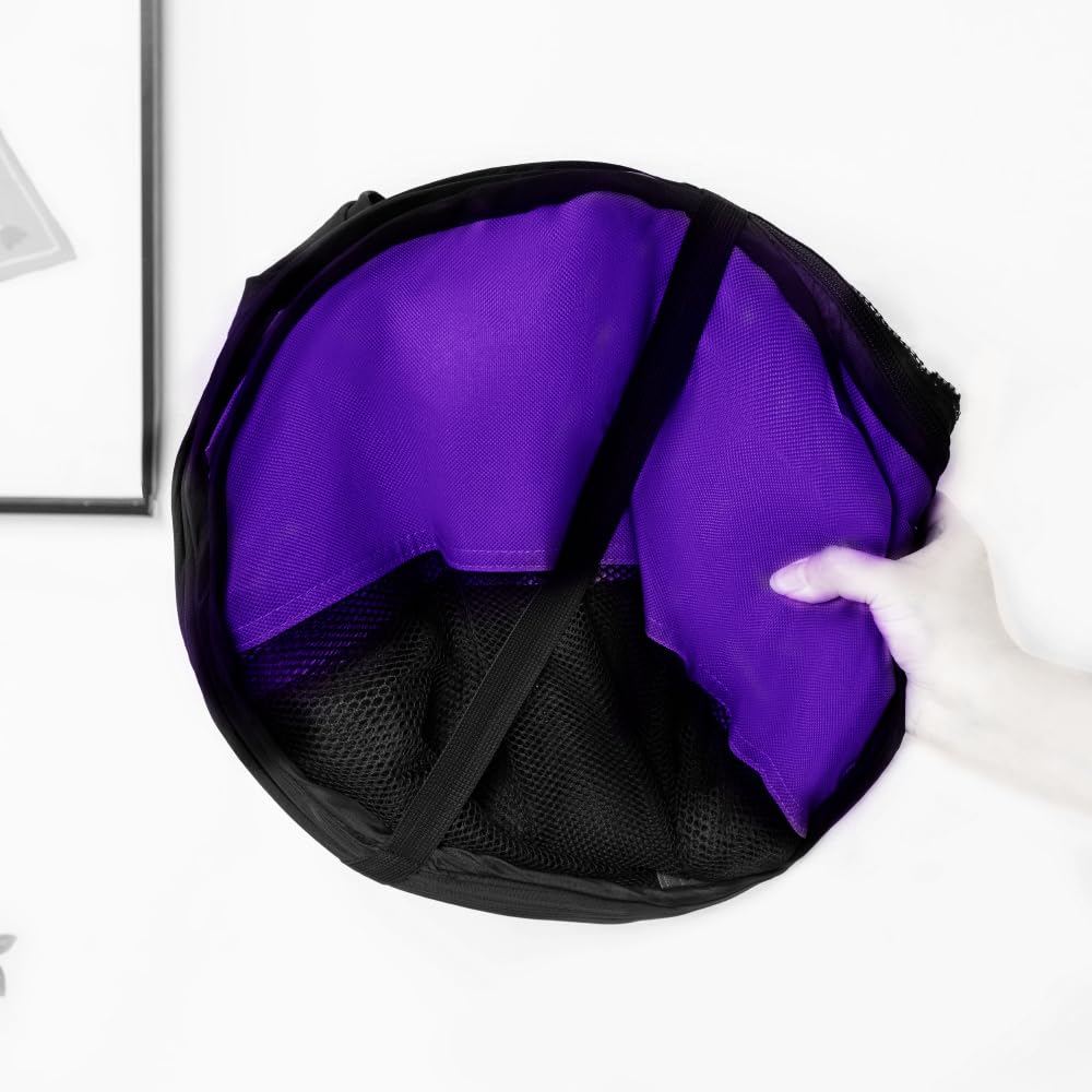 Valla portátil para Perros Corral Plegable para Mascotas Sala de Entrega Recinto para Gatos Carpa Cerrada para Mascotas Caja de Entrega para la cría de Perros (Morado, XL, 6)
