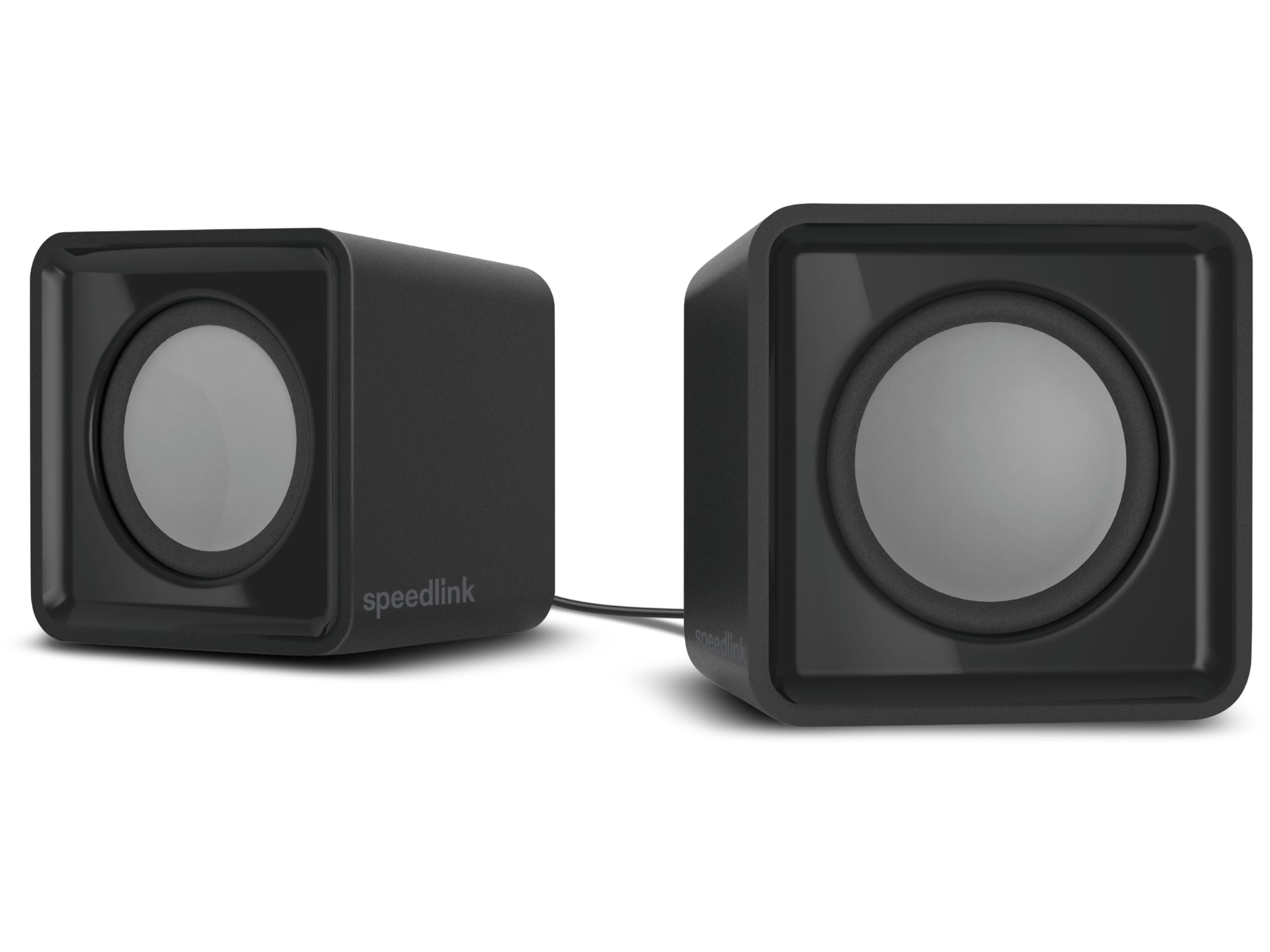 Speedlink Twoxo – USB Speakers (5 W, 62 x 60 x 62 mm) Black