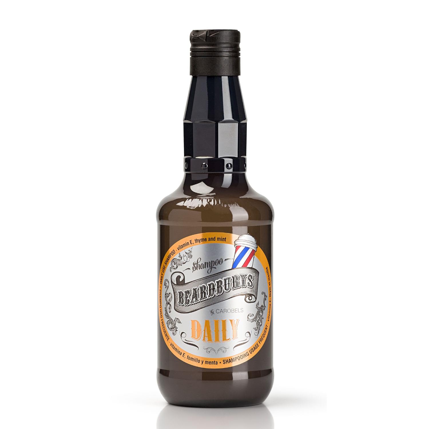 Beardburys Anti-Schuppen Shampoo – Mit Minze & Aloe Vera, 330 Ml, Ohne Parabene – Für Fettiges Haar & Juckende Kopfhaut