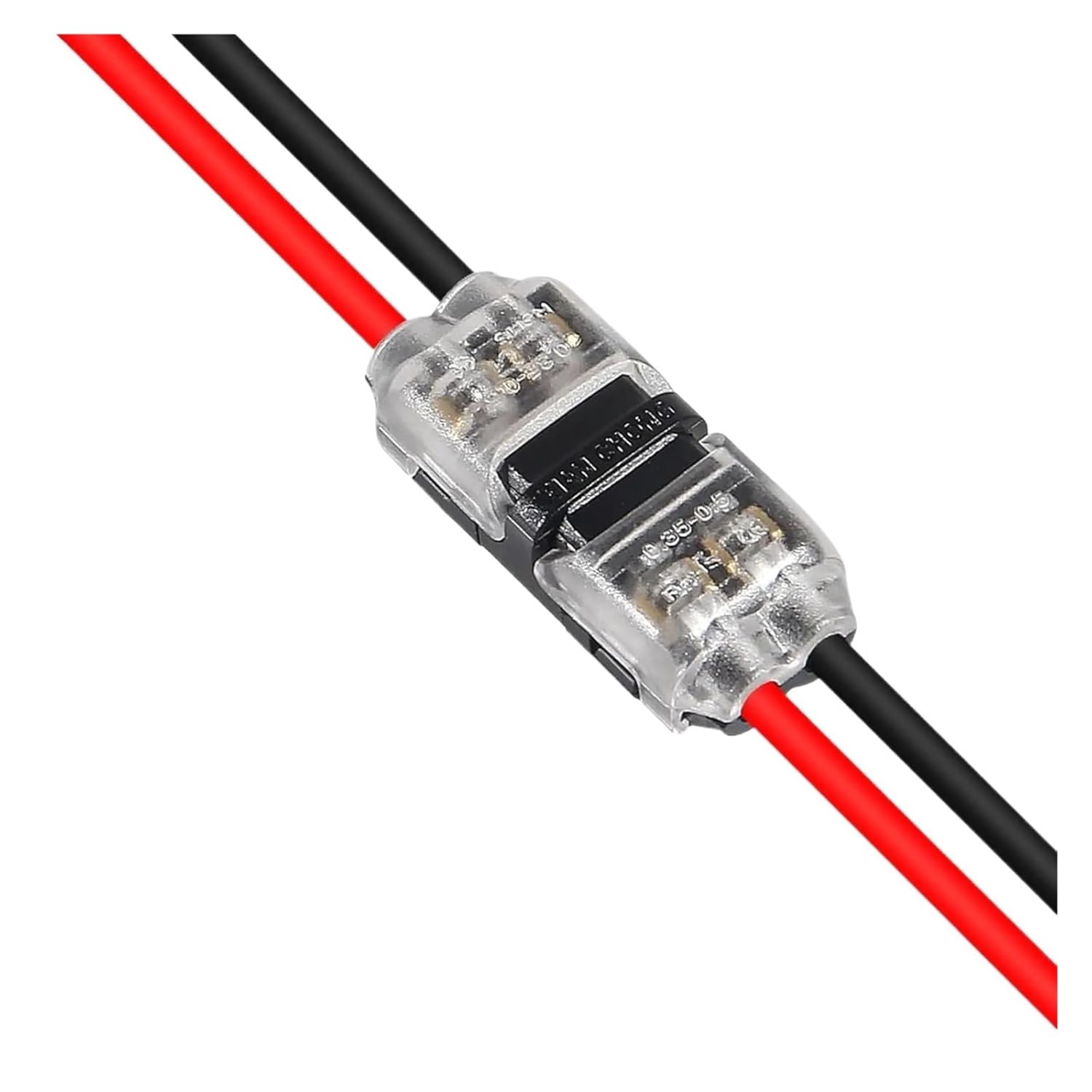 10pcs Low Voltage Wire Connector, H Type Connectors 2 Pin Way Quick Splice Solderless LED Connector