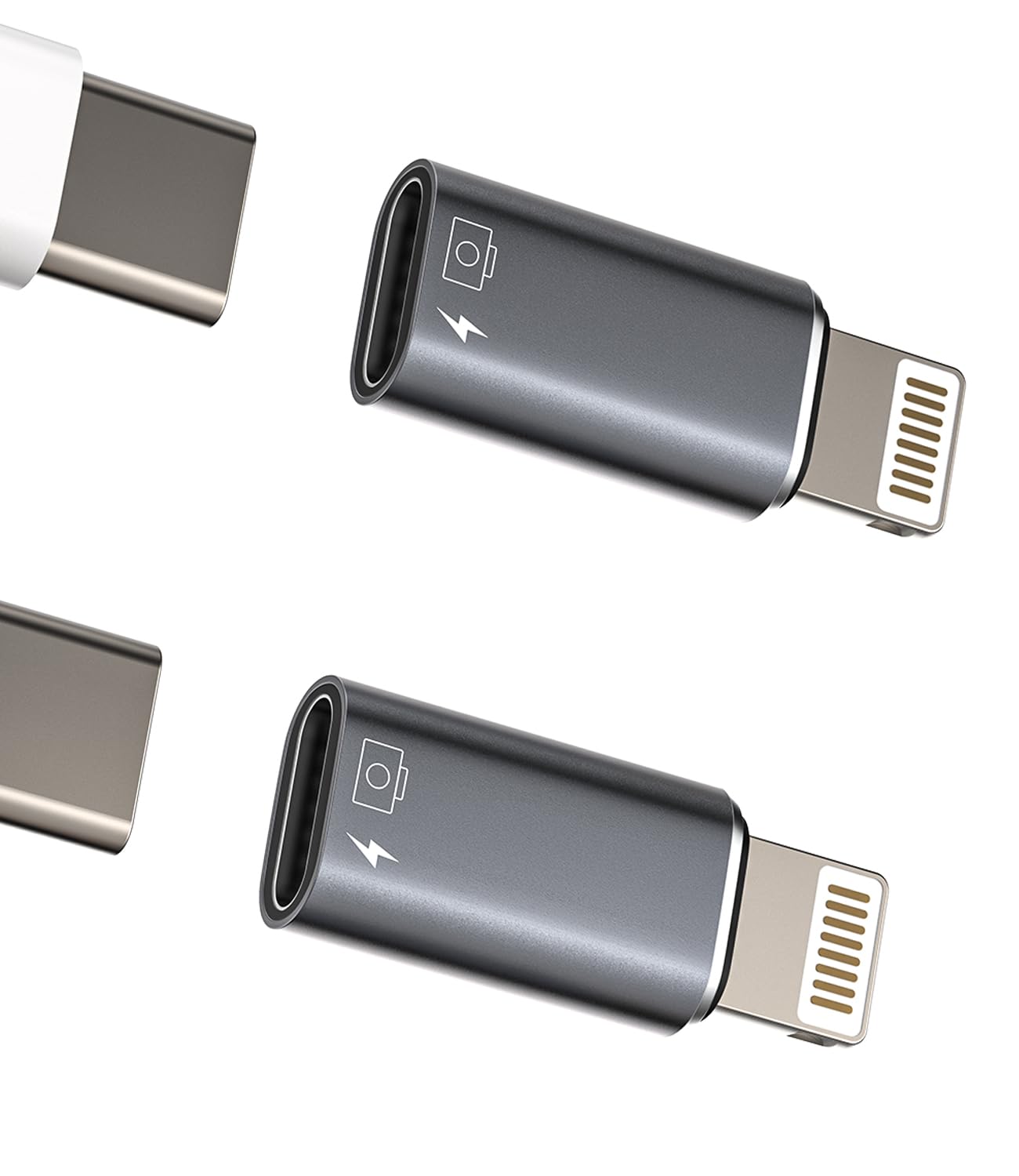 HOWJIM ライトニング タイプC 変換 急速充電 変換コネクタ 2個 Amazon.co.jp: RAVIAD Type C to ライトニング 変換アダプタ (2