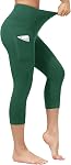 Dragon Fit High Waist Yoga Leggings with 3 Pockets Tummy Control Workout Running Yoga Pants for Women