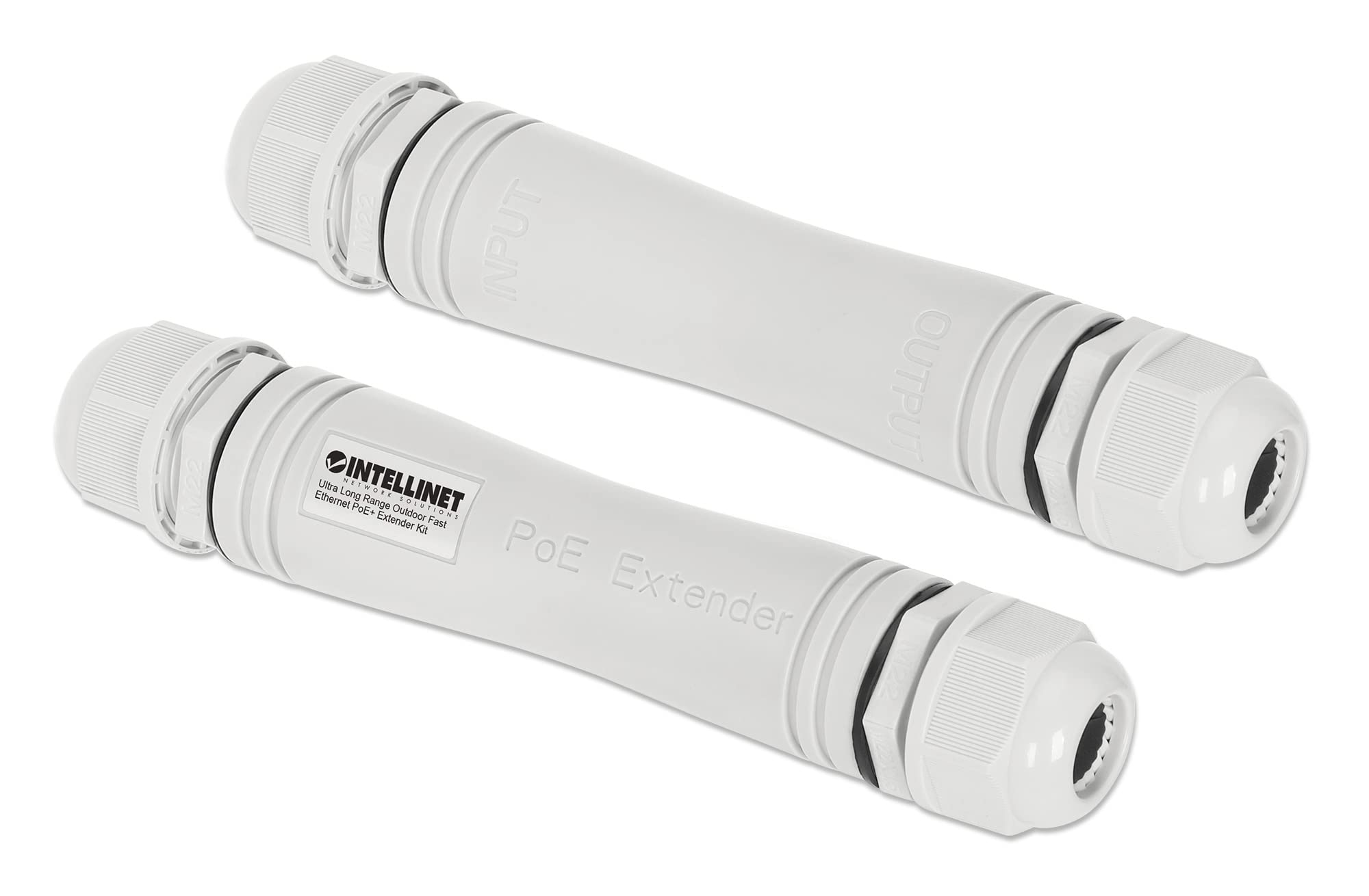 INTELLINET561952 Poe+ Fast Ethernet Outdoor Extension Kit White