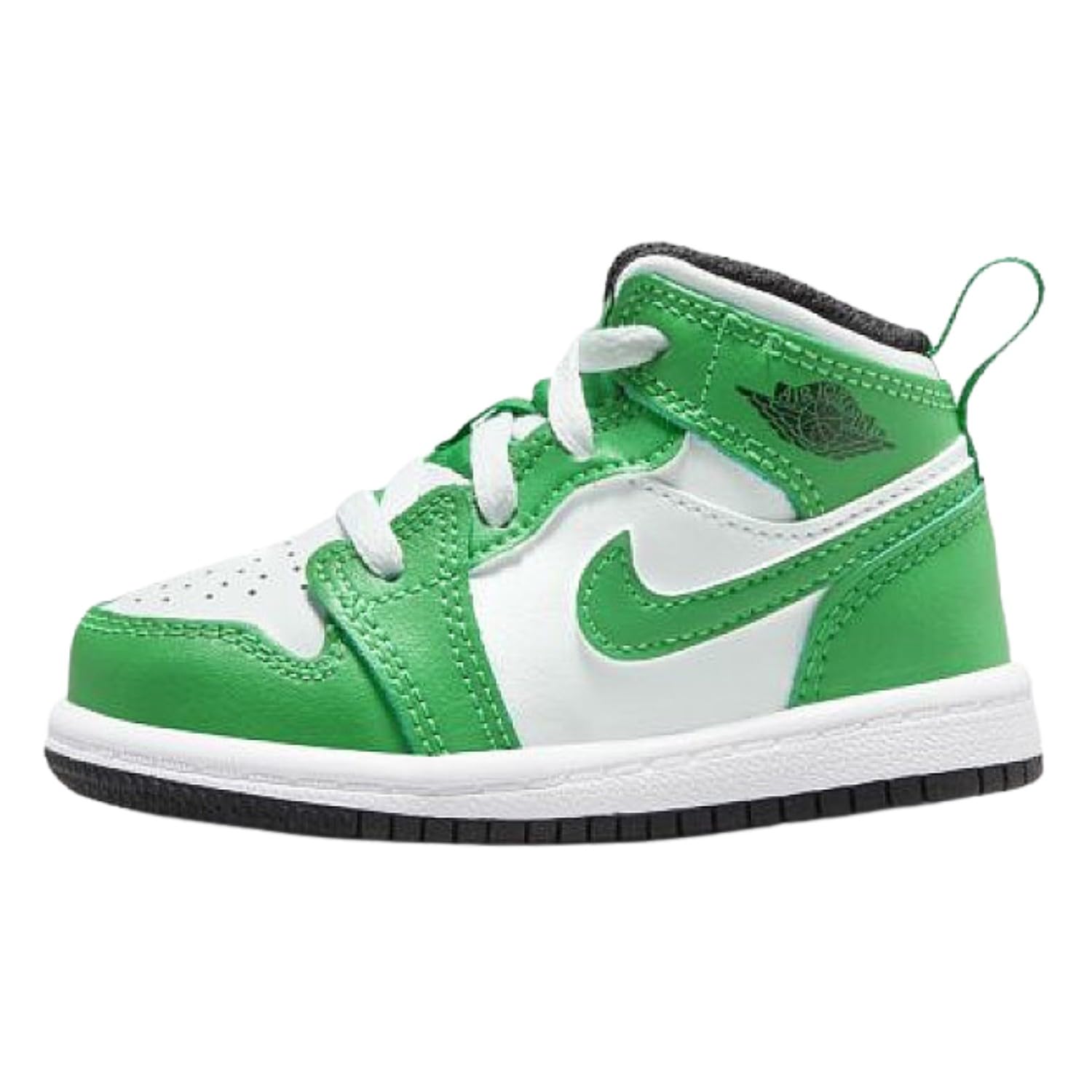 NIKE Jordan 1 MID (TD) Toddler DQ8425-301 (Lucky Green/Black-White), Size 6