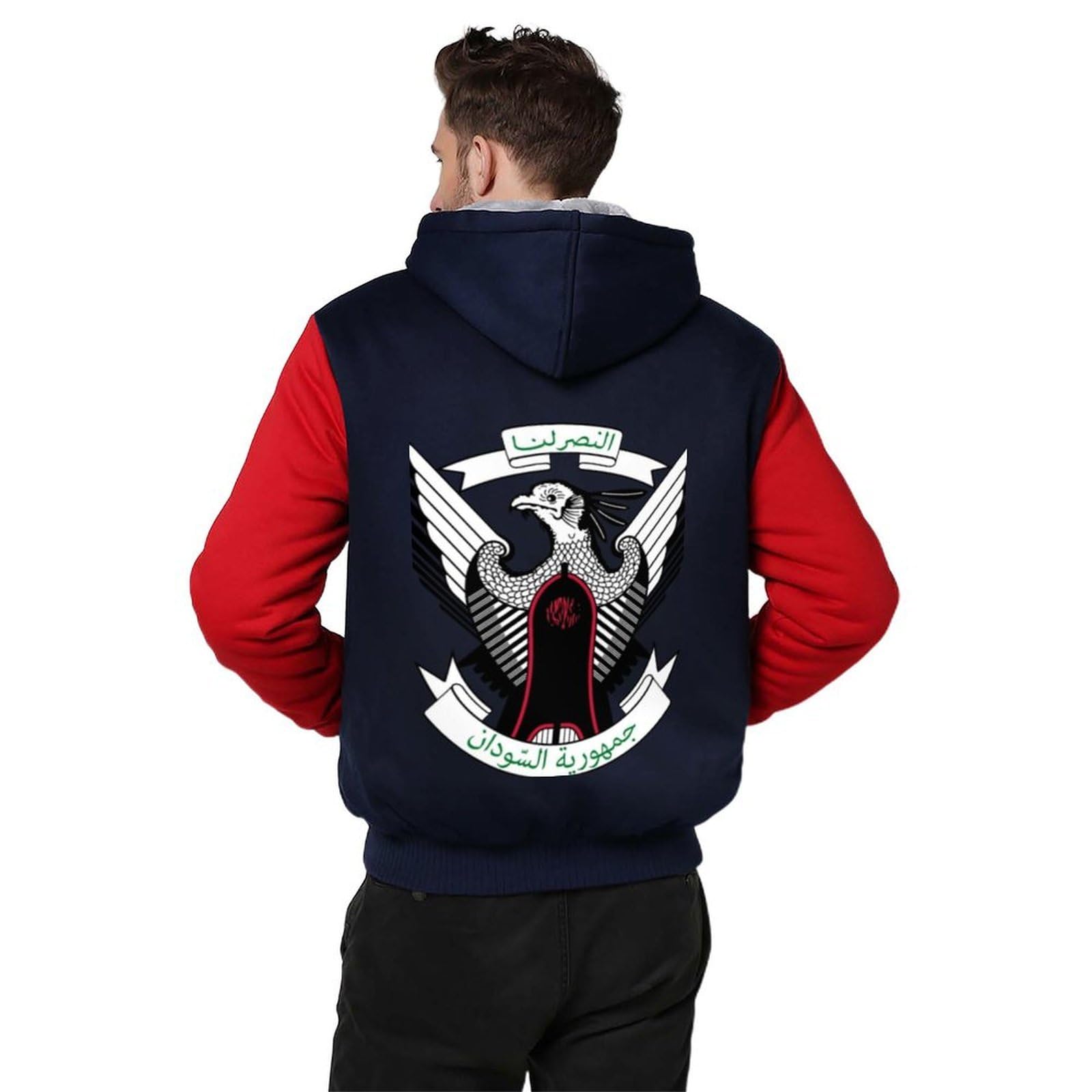 Hoodie da Uomo con Zip Intera –Sudan Felpa Calda e Spessa,Foderata in Pile,Tessuto Morbido,per Lavoro e Quotidiano
