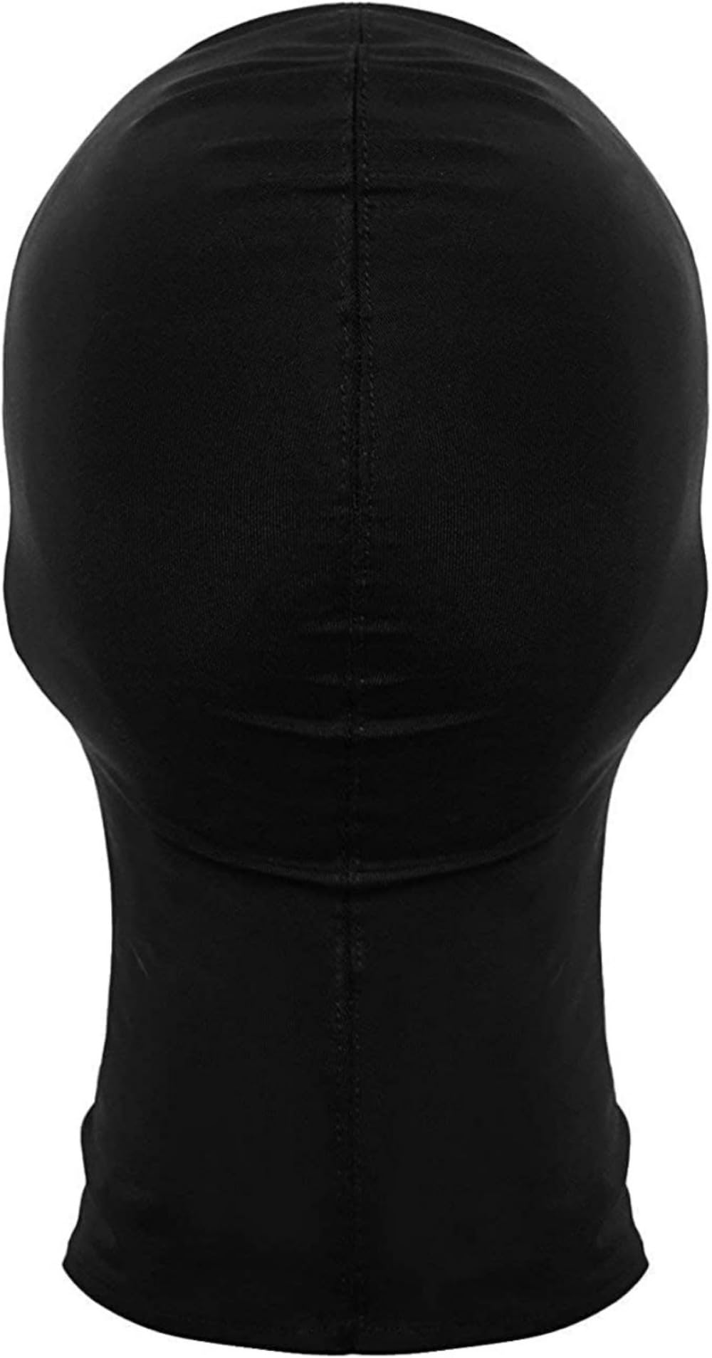 Cagoule Nuit Noire en Nylon Élastique, Texture Suprême et Silhouette Furtive pour Expériences Sensorielles et Cérémonies Privées CS927