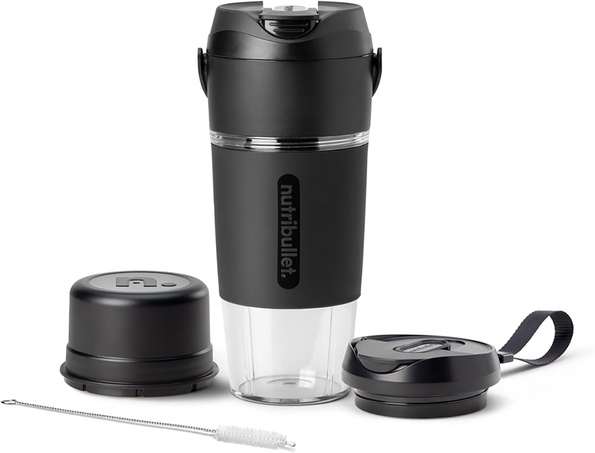 Licuadora Portátil Flip con Copa Tritan, Inalámbrica, Negra, NBPB10350