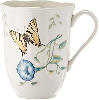 Vista 129 de Lenox Butterfly Meadow 817046 - Juego de 6 platos para aperitivos, 3.05 libras