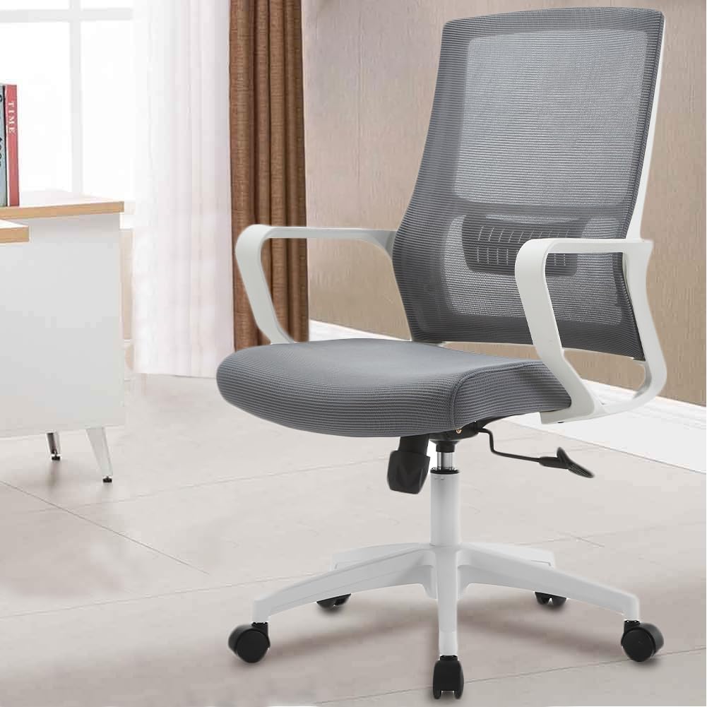 Sedia Da Ufficio Ergonomica Shally Dogan - Regolabile, Reclinabile, Supporto Lombare, Base Bianca - Foto 11