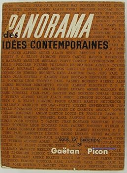 Paperback PANORAMA DES IDEES CONTEMPORAINES (LE POINT DU JOUR (BROCHE)) [French] Book