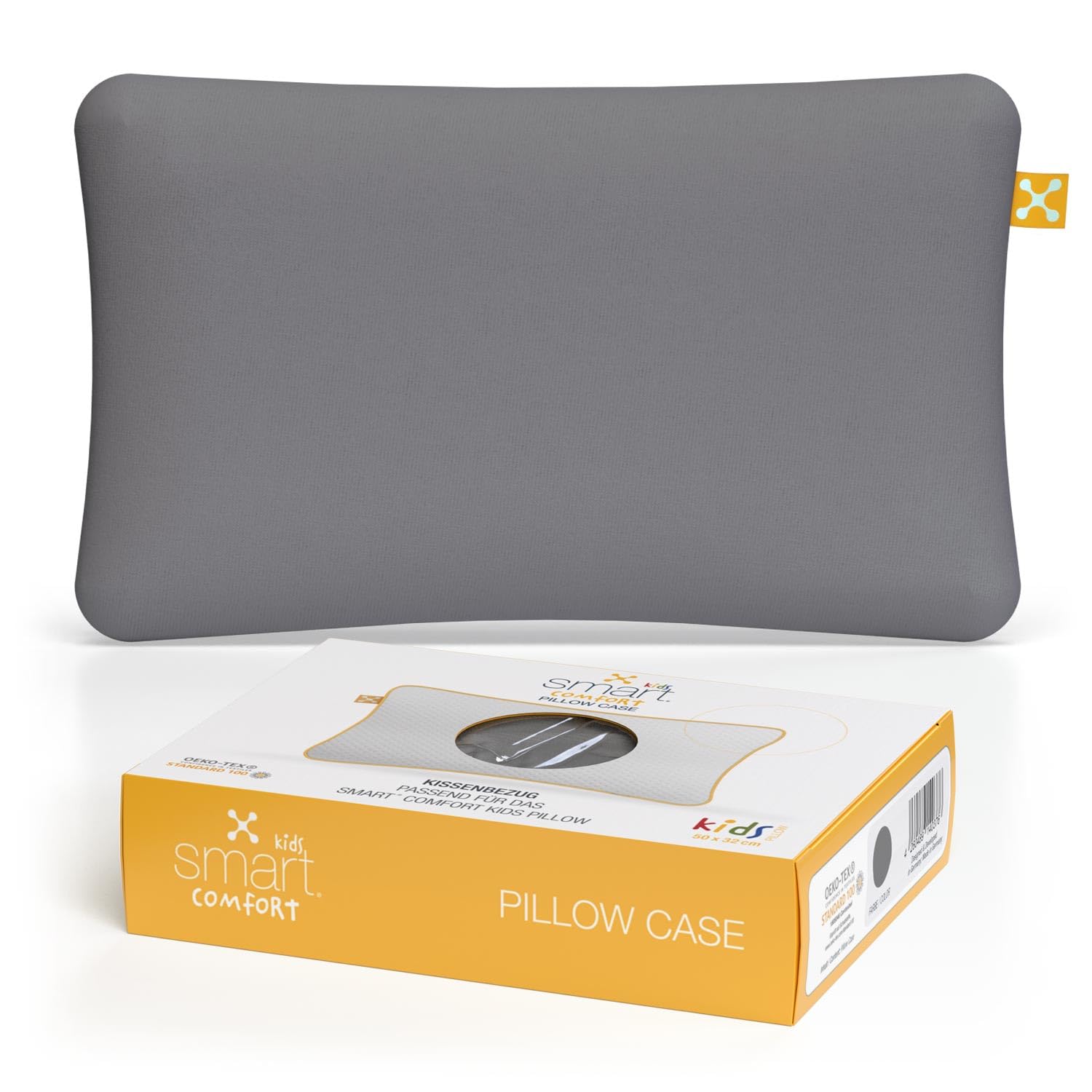 Kids Comfort Pillow Case by smartsleep (Grau)