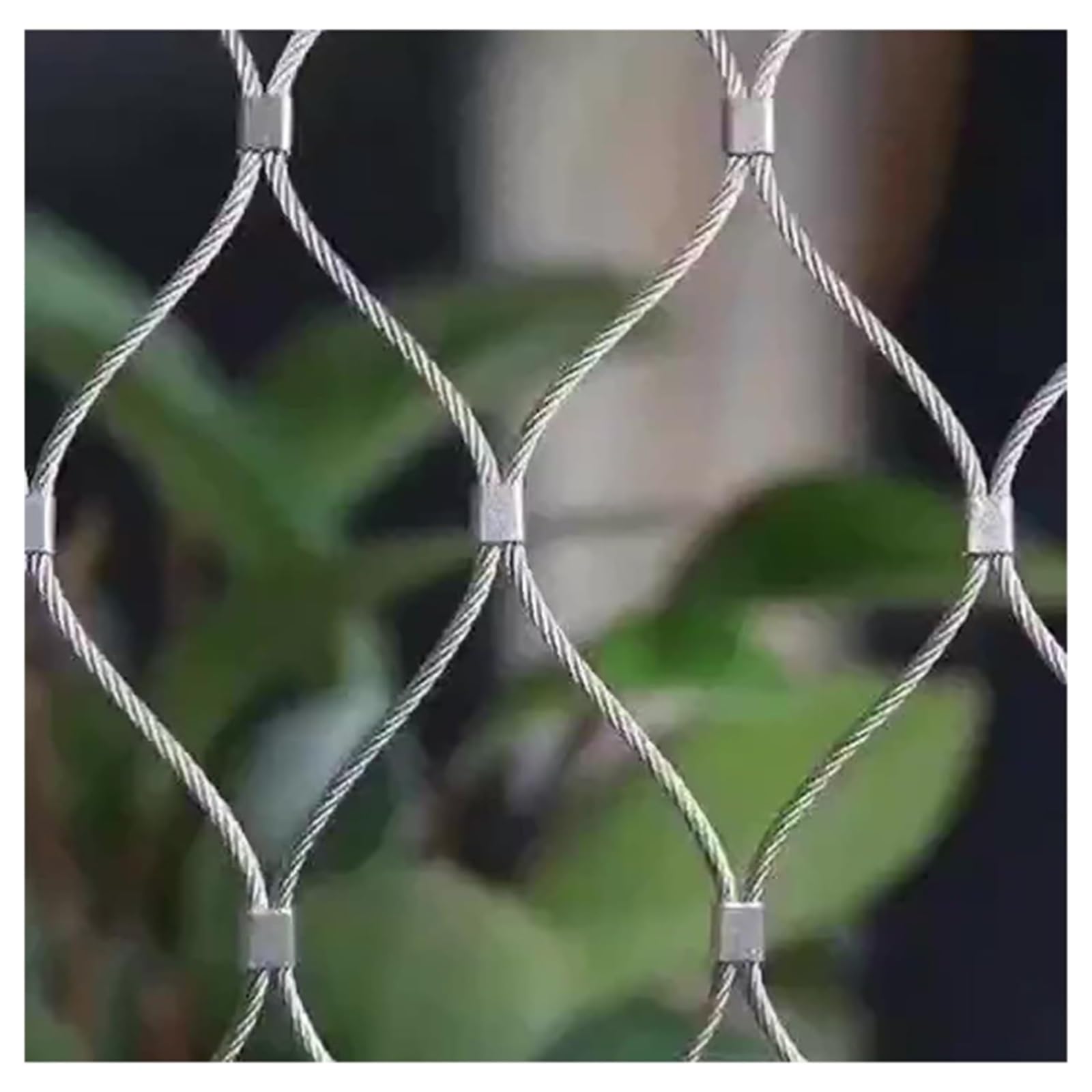 Filet de protection contre les chutes haute résistance en fil d'acier pour balcon et clôture