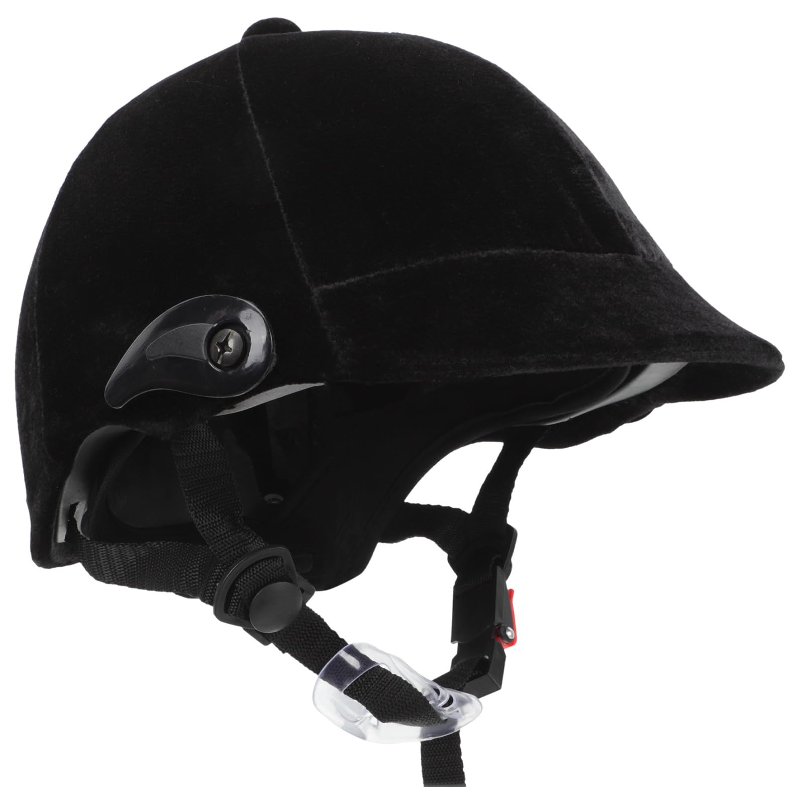 Ciieeo Casco per Equitazione per Ragazzi Nero Regolazione Misura, Imbottitura Rimovibile e Ventilazione Completa per Equitazione e Skate Protettivo