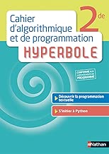 Download Cahier d'algorithmique et de programmation Hyperbole 2de PDF