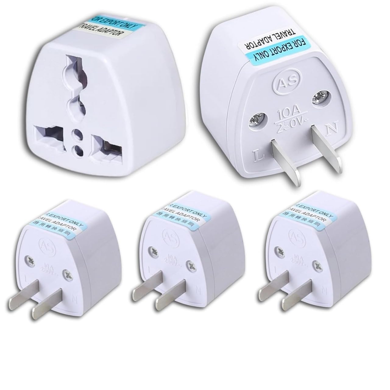 Type-A US Converter Plug // India to Canada Converter Plug Universal Travel Adapter for USA, Canada, Mexico, Brazil, Philippines, Cuba, Thailand, Taiwan, Japan, Panama (2)-image-0