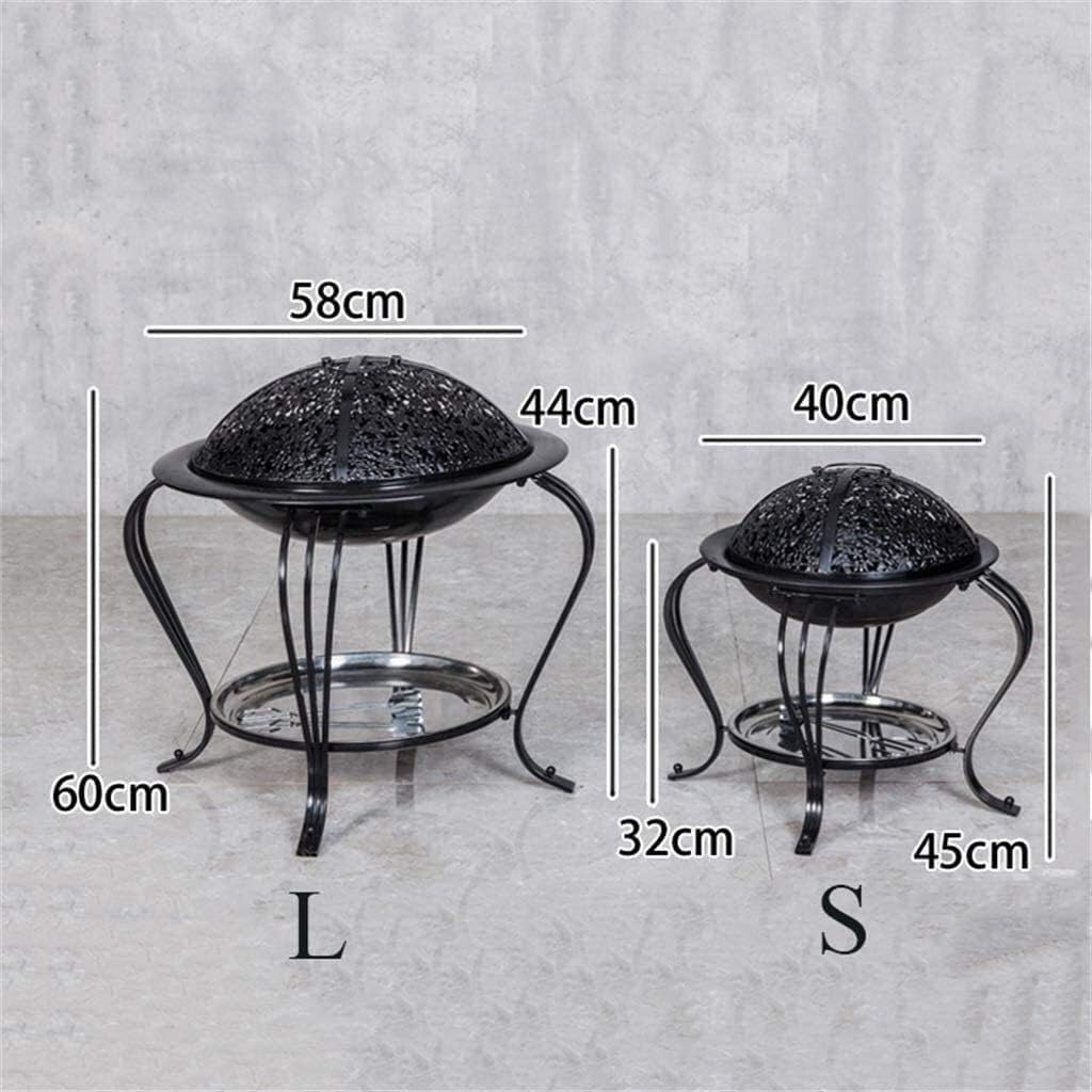 Outdoor Fire Pit Outdoor Heavy Steel Fire Pit Wood Burning Fireplace Patio Backyard Heater Steel Firepit Bowl Home Charcoal Grill