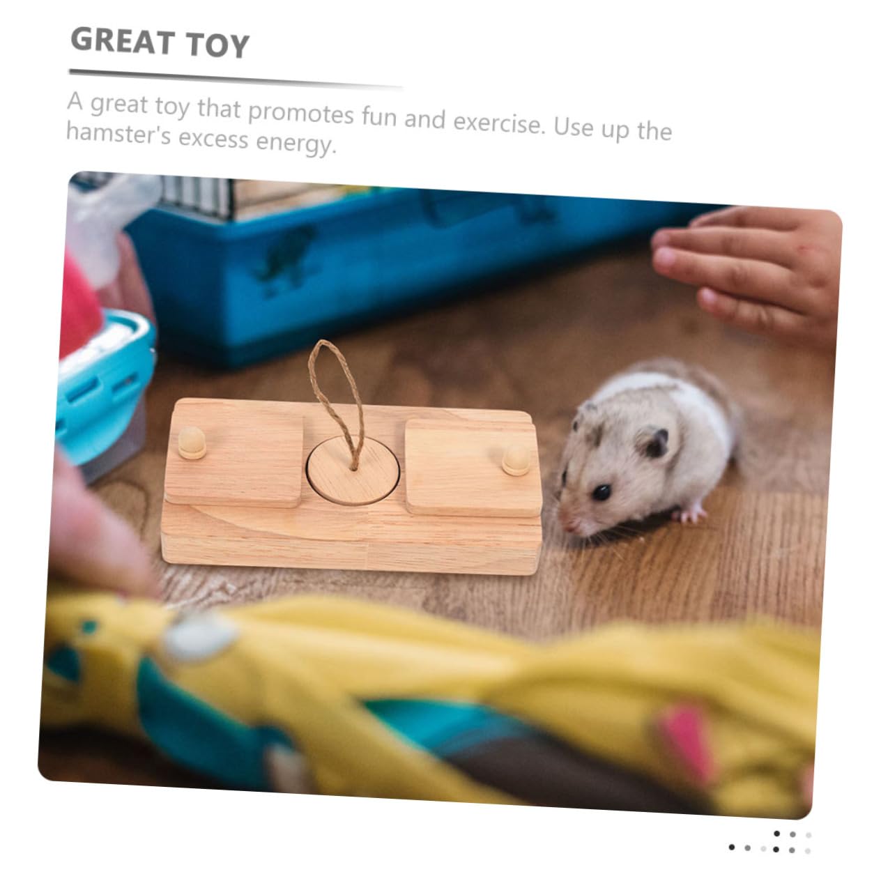 Milisten 2stücke Hamster Futtersuchspielzeug aus Holz Kompaktes Leckerli-Spielzeug Strapazierfähiges Chinchilla-Spielzeug für Haushalt Hamsterspielzeug Futtersuchspielzeug